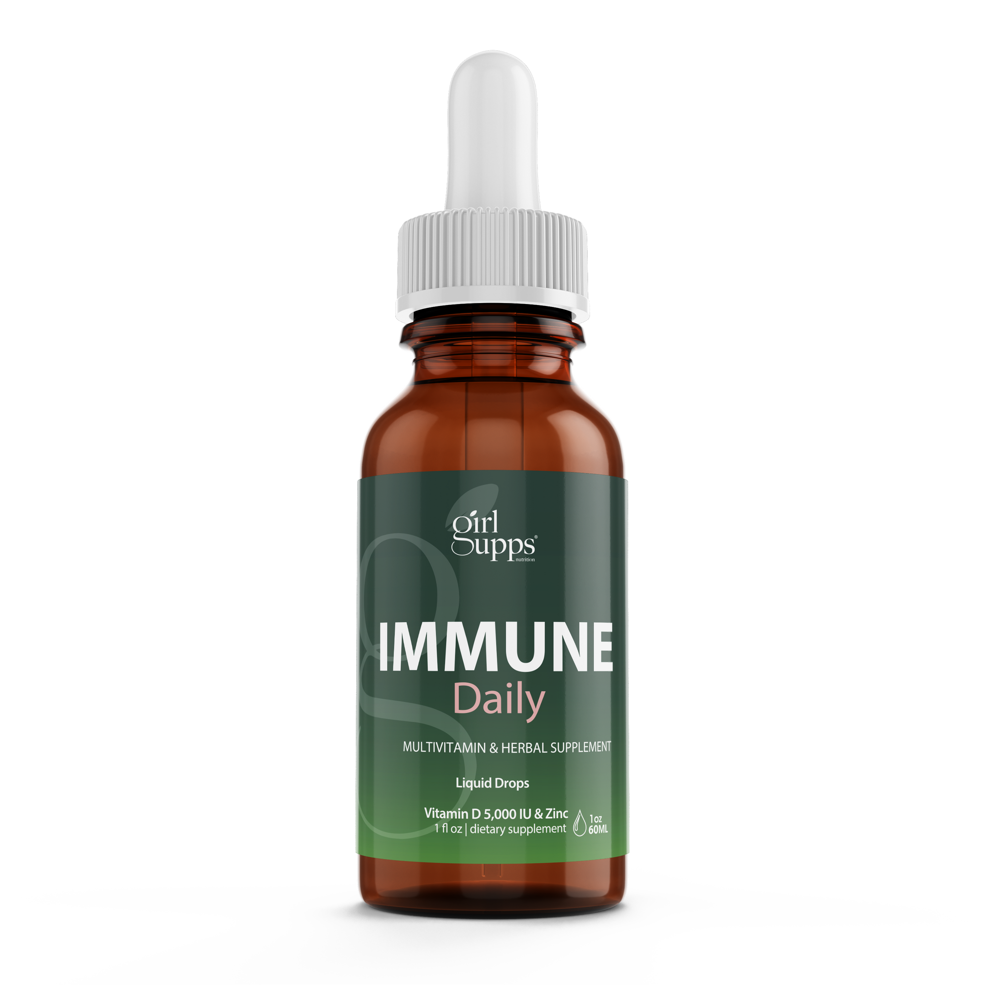 Immune Daily Liquid Drops – Vitamin D3 5000 IU & Zinc