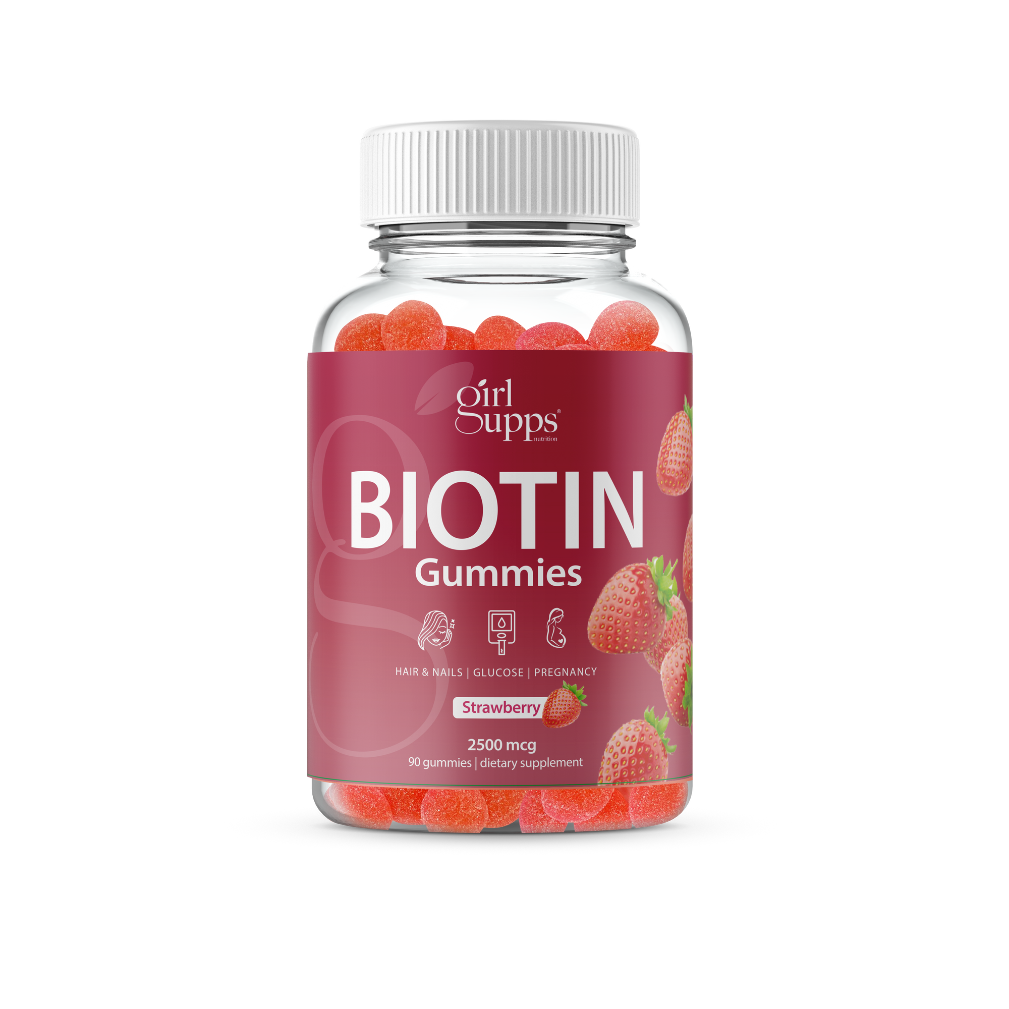 Biotin Gummies – Strawberry