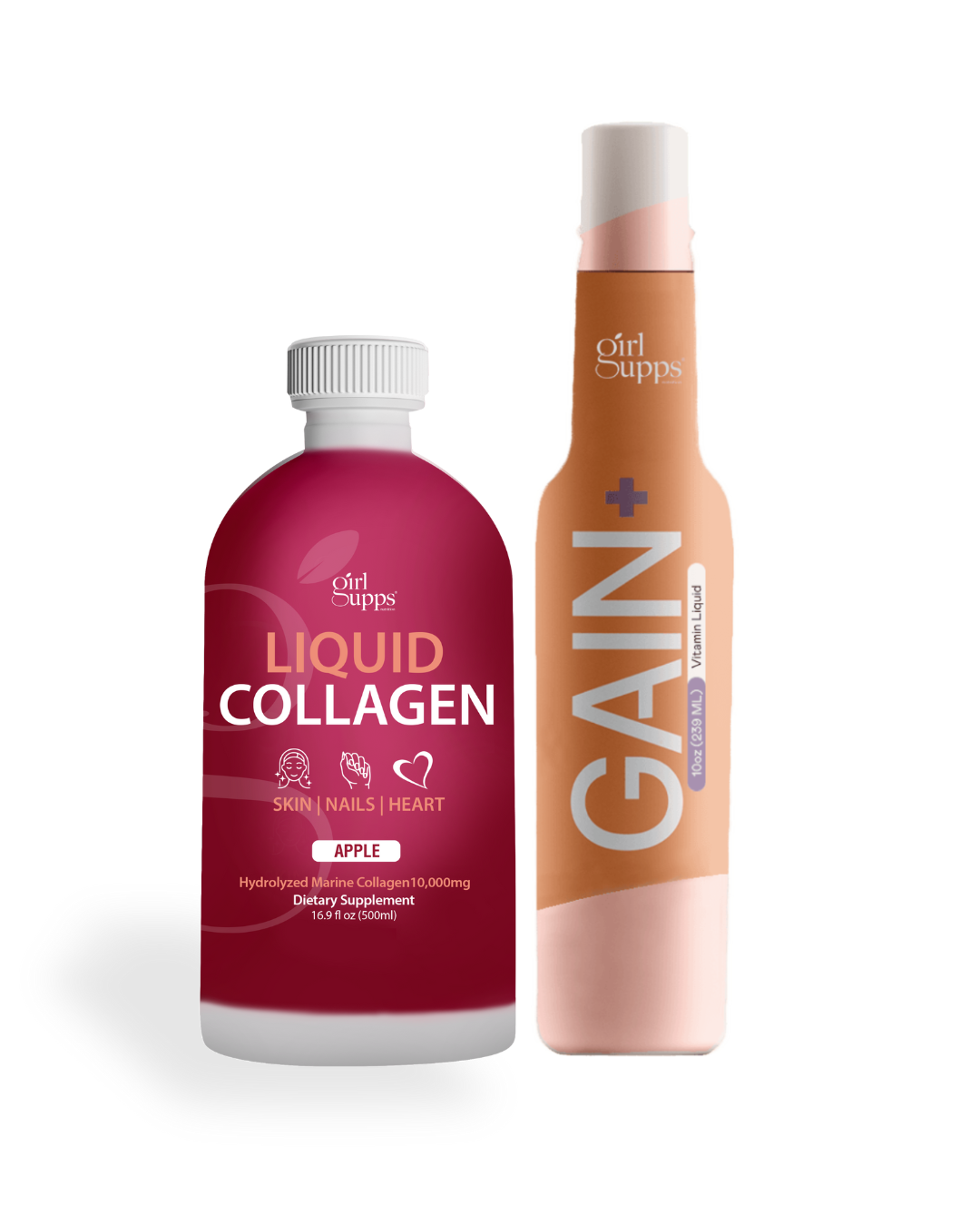 Liquid Collagen and Liquid Gain Combo