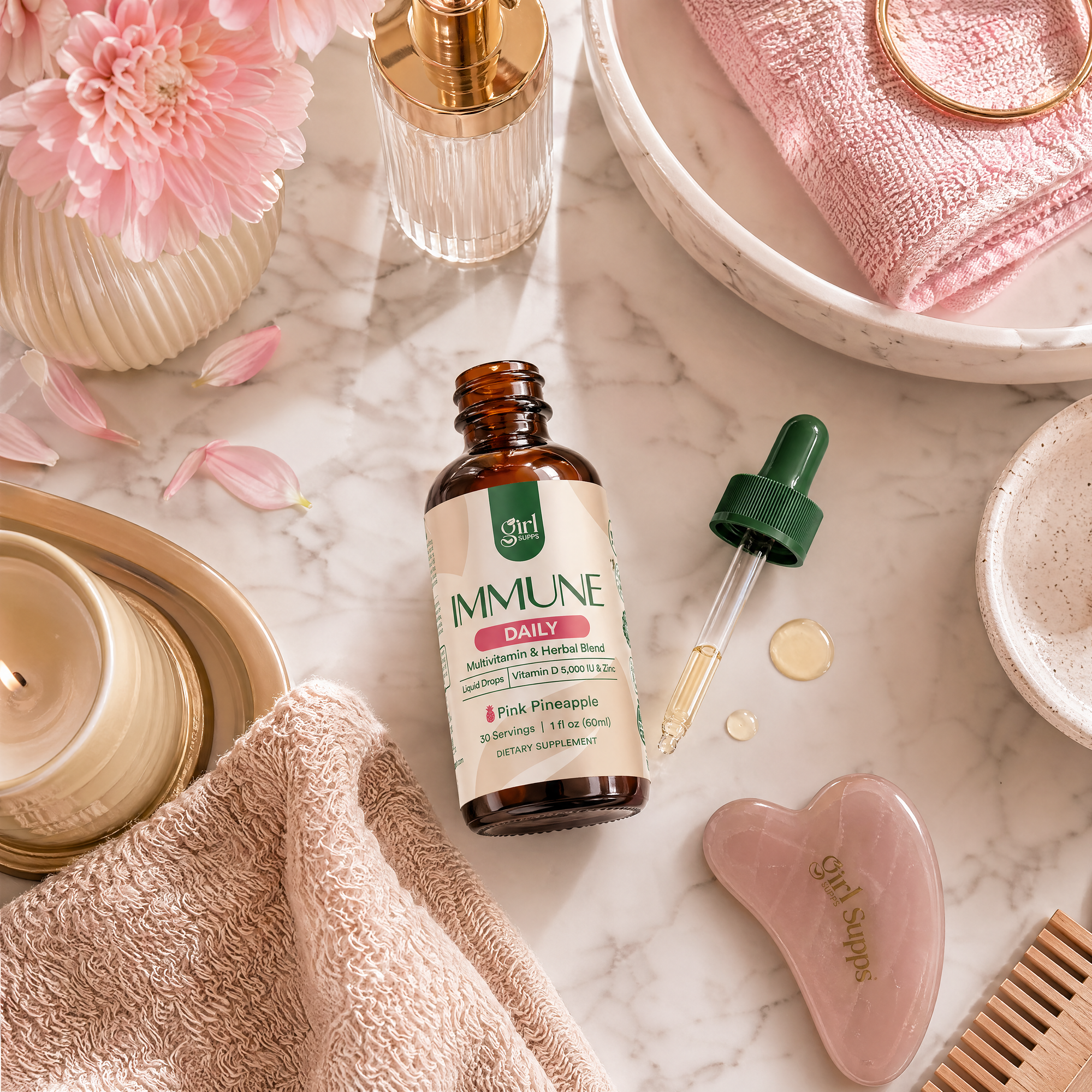 Immune Daily Drops – Vitamin D3 5000 IU + K2