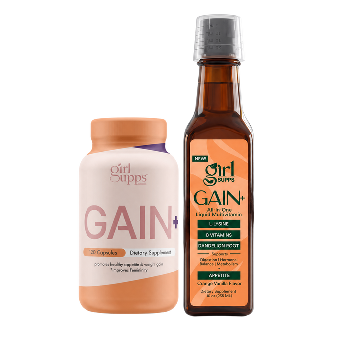 GAIN+ Liquid Multivitamin and Capsules Bundle