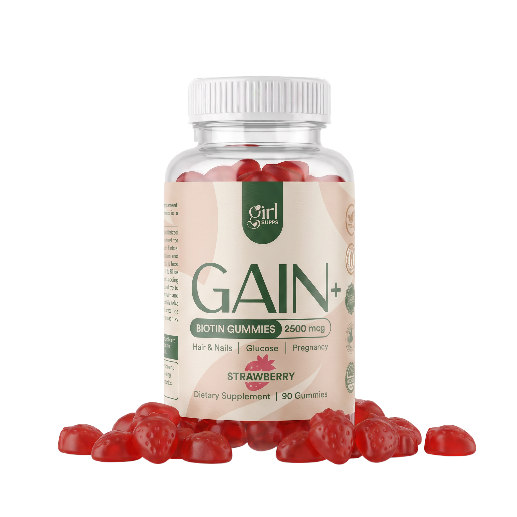 Biotin Hair, Nails, Skin Gummies