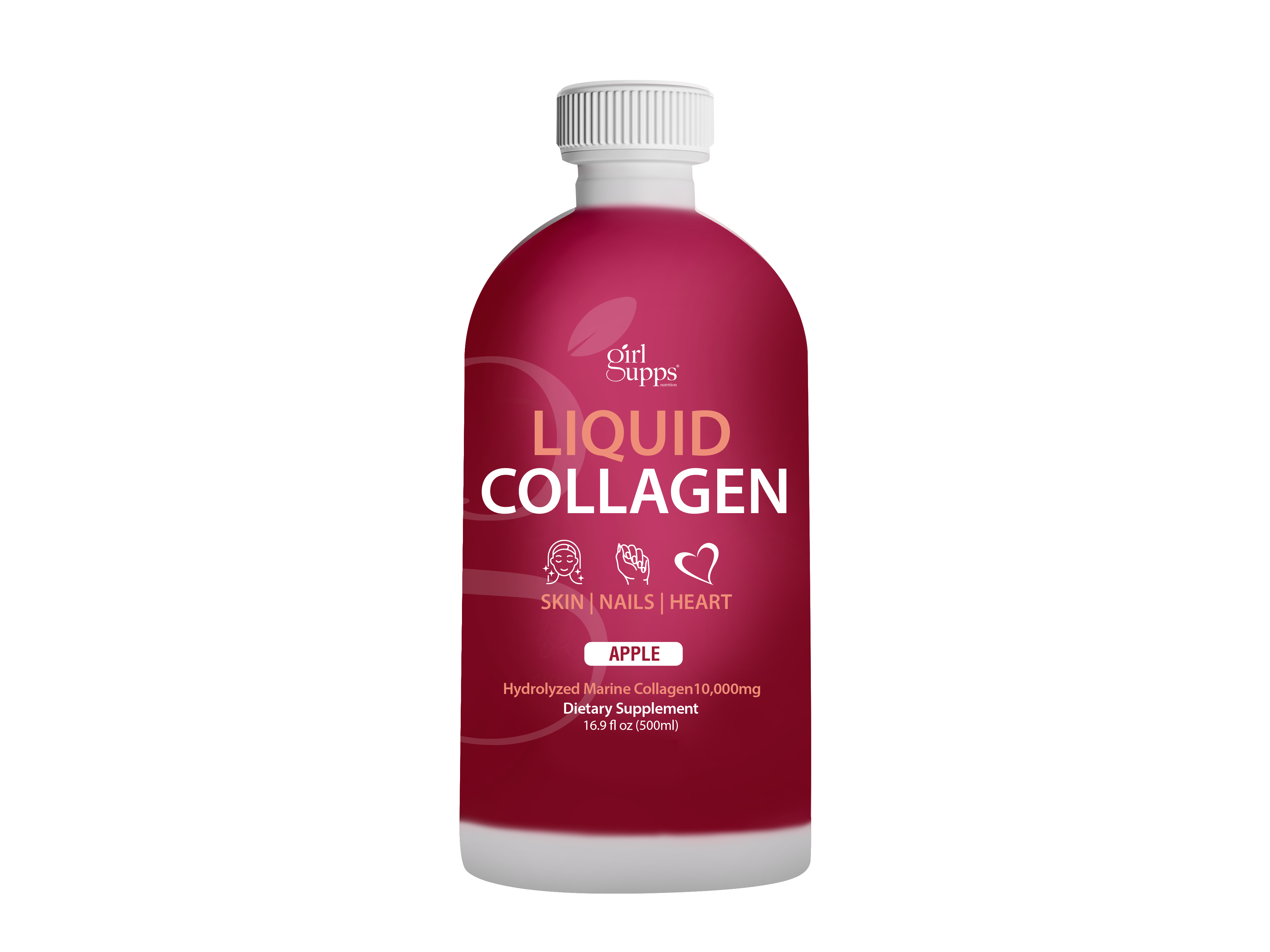 Liquid Collagen – Apple Flavor, 10,000mg – Girl Supps